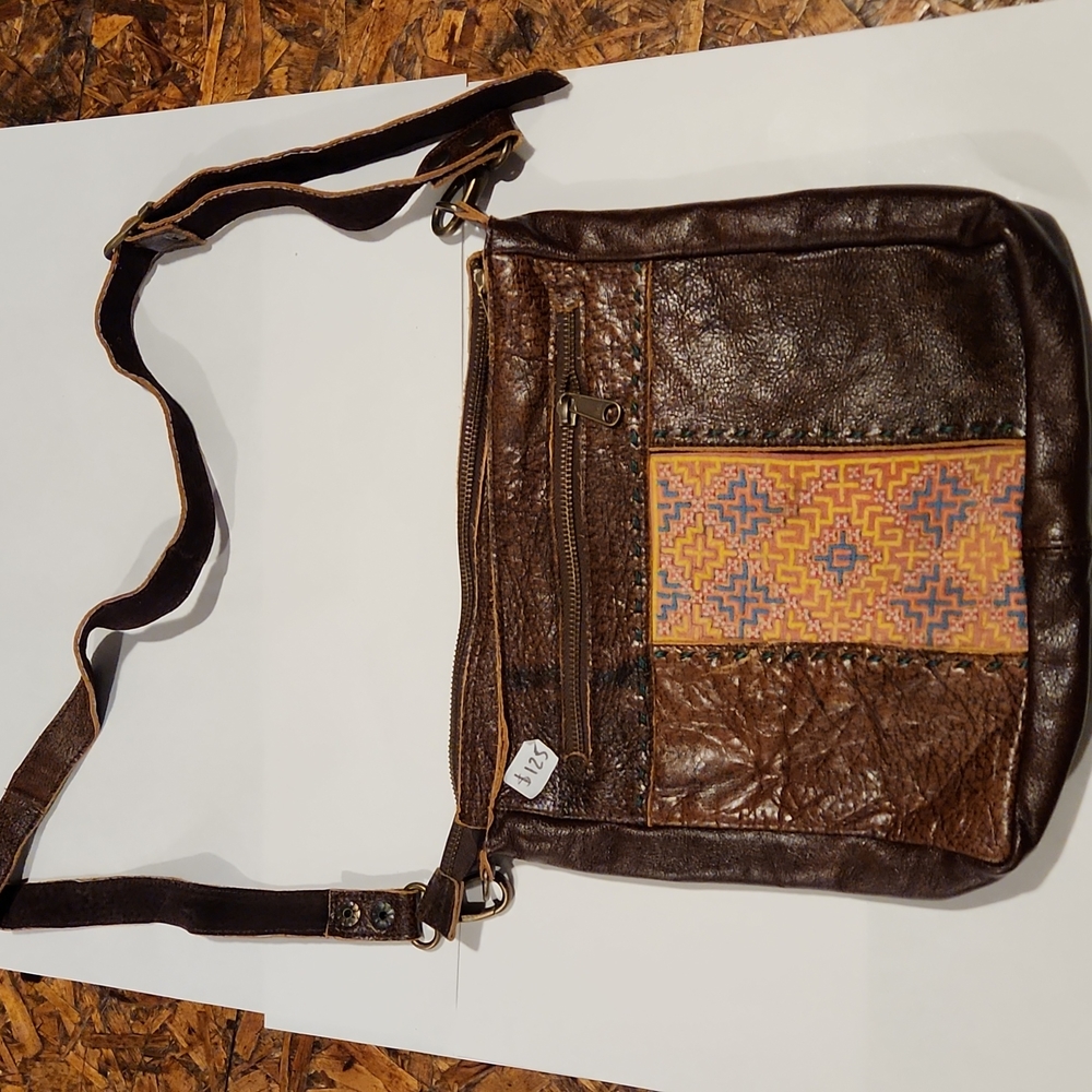 Saddle Bag Leather Crossbody